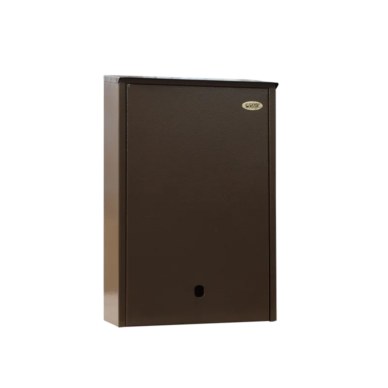 Eredeti TREZOR POSTALÁDA KÜLTÉRI 33,5X27X10 CM, UDVARI, BARNA