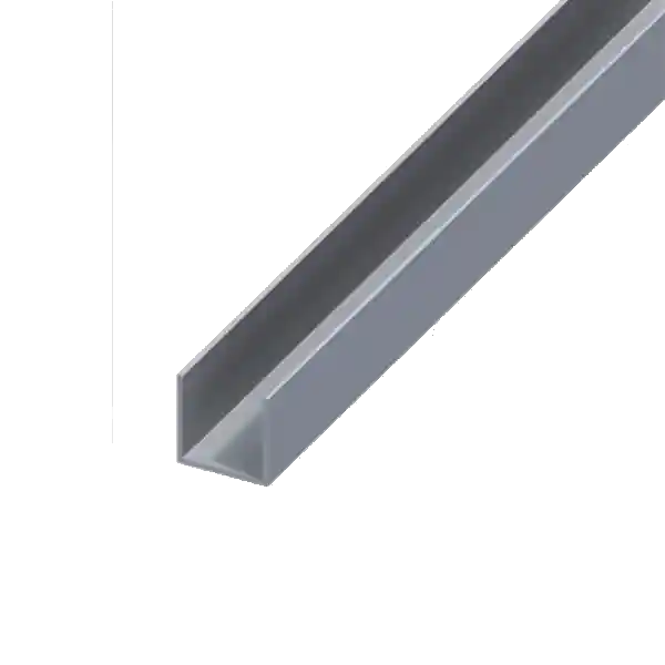 Újdonság U-PROFIL 8X10MM 1M ALUMÍNIUM NYERS