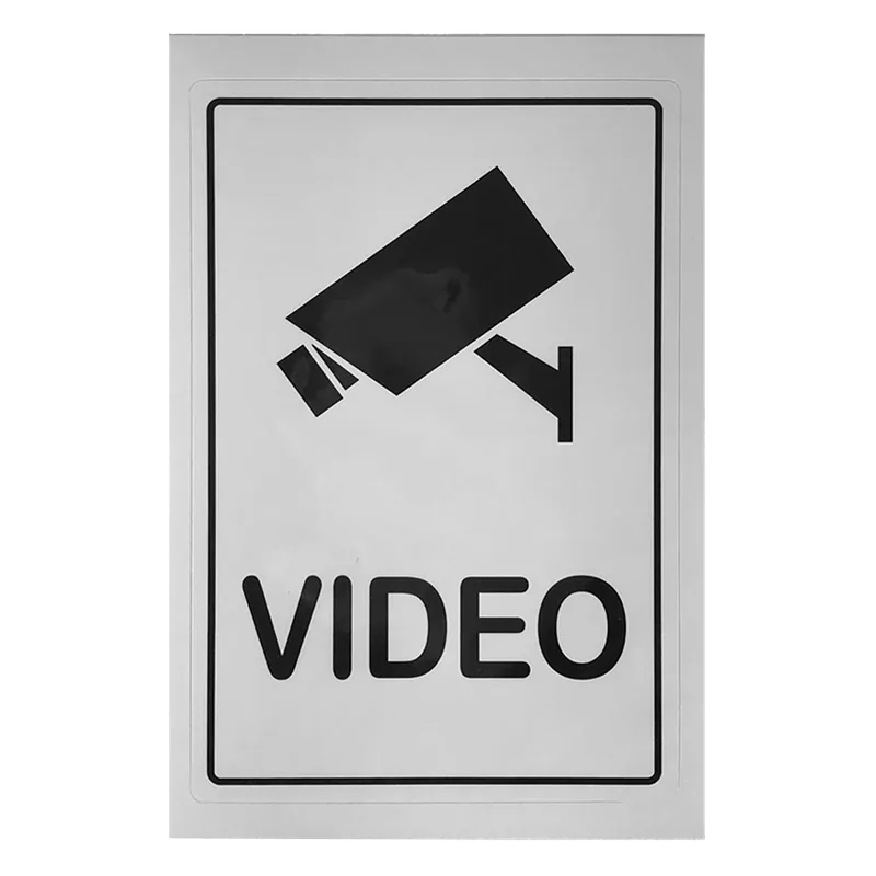 Népszerű JKH INFORMÁCIÓS TÁBLA ÖNTAPADÓS KAMERÁVAL MEGFIGYELT TERÜLET 12X8CM