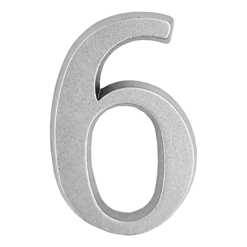 Prémium JKH AJTÓSZÁM MATT EZÜST 6/9 ÖNTAPADÓS SB