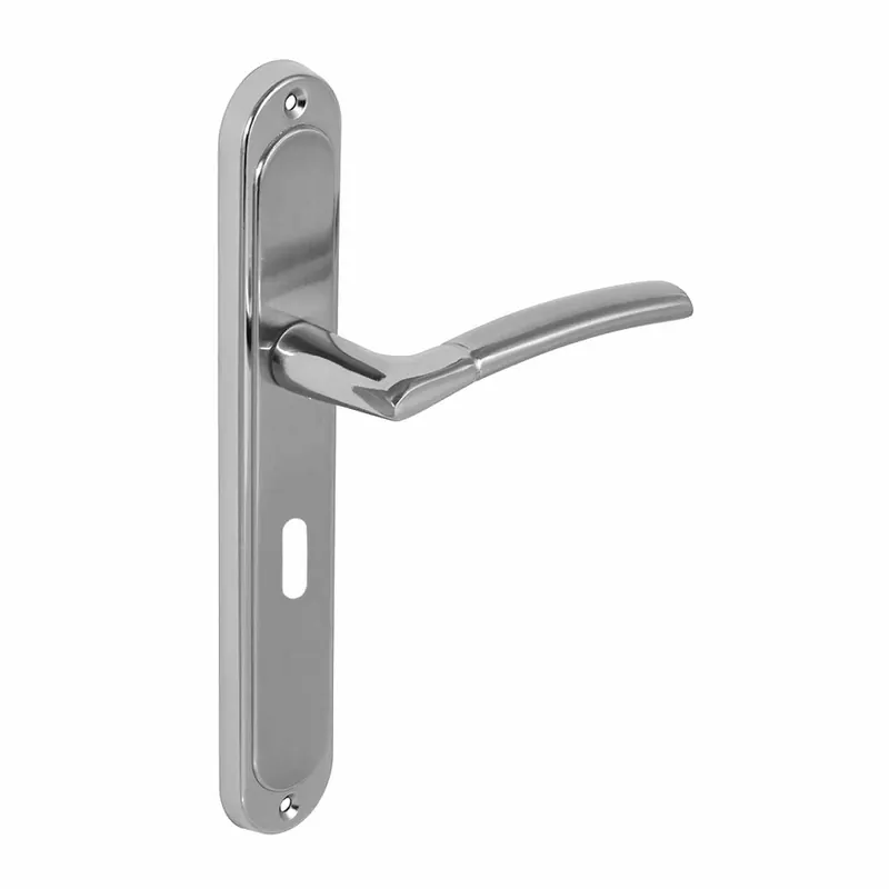 AJTÓKILINCS NZ 55MM FÉNYES/MATT KRÓM FIGO Kiváló minőség