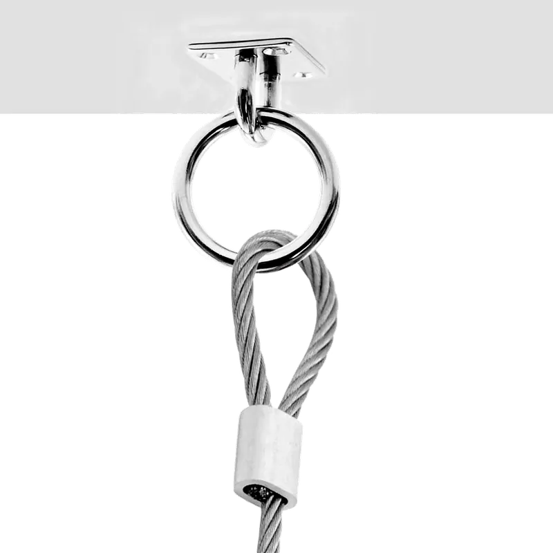 Autentikus JKH SB KÖTÉLKARIKA TALPAS D=6 INOX