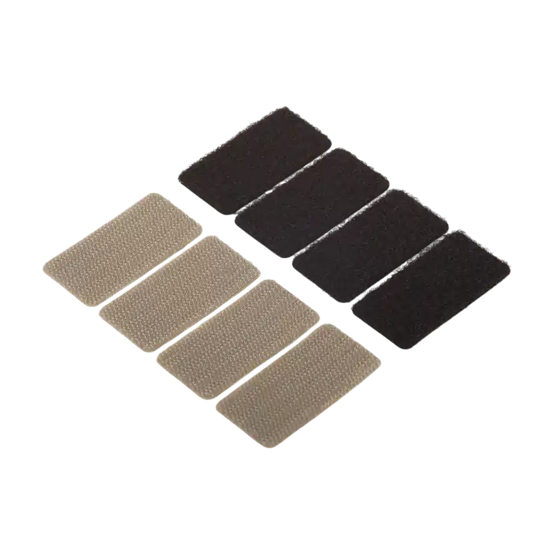 Ajánlat Suki tépőzáras lapok öntapadós 48x25mm, 4 darab/csomag szürke-fekete