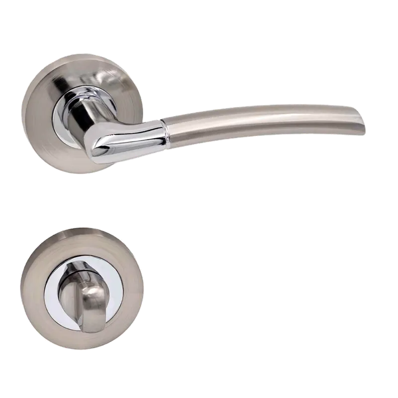 Újdonság AJTÓKILINCS WC KRÓM FIGO ROZETTÁS