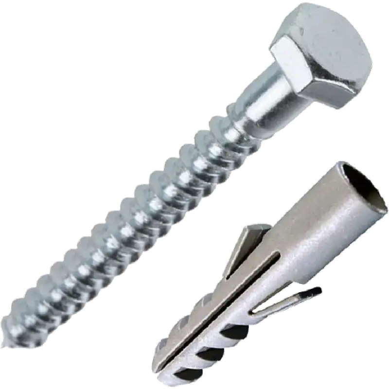 Prémium JKH ÁLLVÁNYCSAVAR 8X70MM + TIPLI 14MM SB-4 (HATLAPFEJŰ)