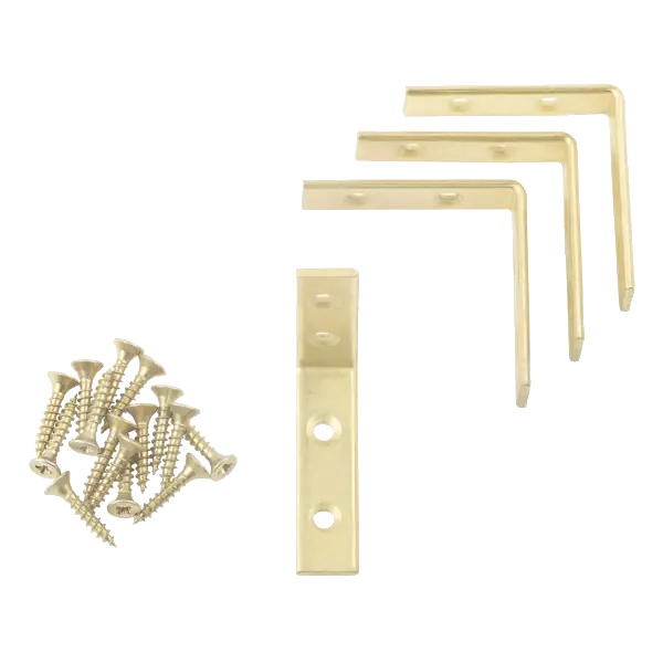 Biztonságos fizetés SAROKPÁNT 40X40X10X2MM SÁRGARÉZ