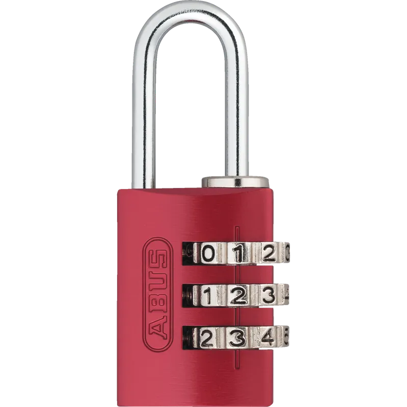 Népszerű ABUS LAKAT SZÁMKOMBINÁCIÓS 20MM ALU PIROS 724/20