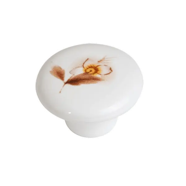 Kiváló minőség FOREST BÚTORFOGANTYÚ GOMB E039-26 BARNA VIRÁG