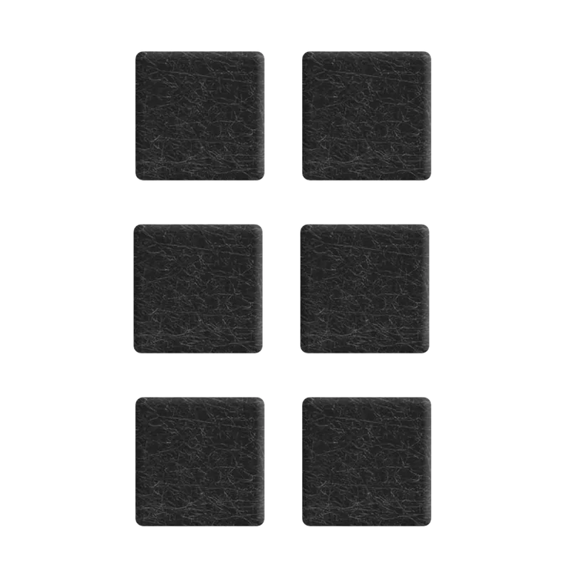 JKH CSÚSZTATÓFILC 20X20MM 20 DARAB ÖNTAPADÓS FEKETE Kiárusítás