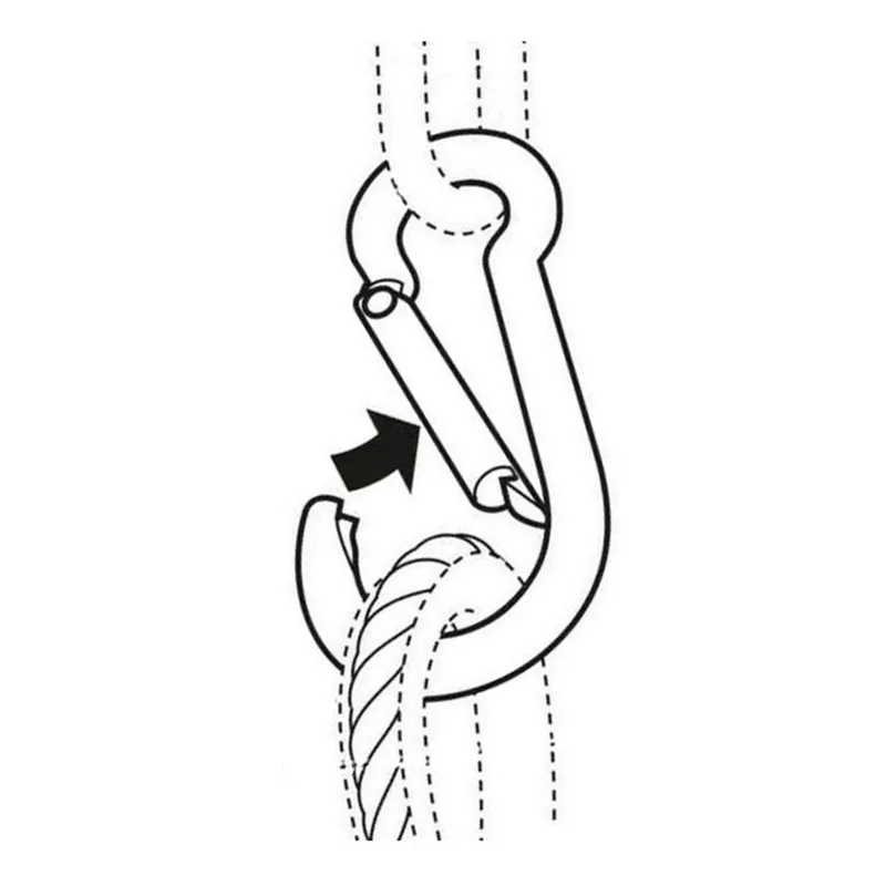 Expressz szállítás JKH SB TŰZOLTÓKARABÍNER HORG. 4X40MM 40KG