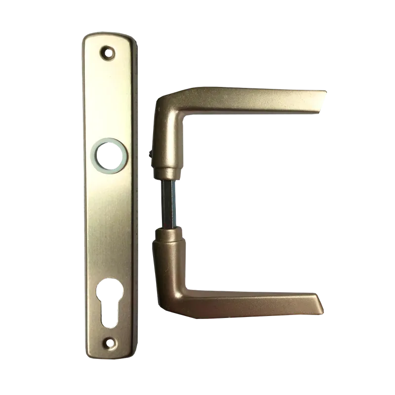 Olcsó JKH AJTÓKILINCS CZ 410 + AJTÓCÍM 90 MM PEZSGŐ ELOXÁLT SB