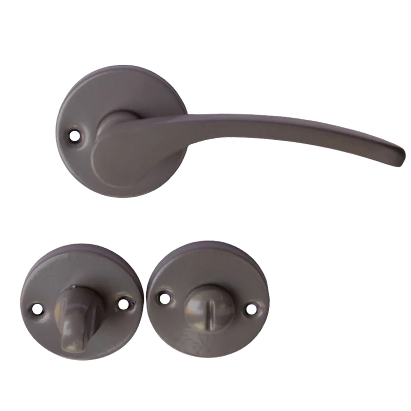 AJTÓKILINCS WC ALU SZÜRKE LANA ROZETTÁS Prémium