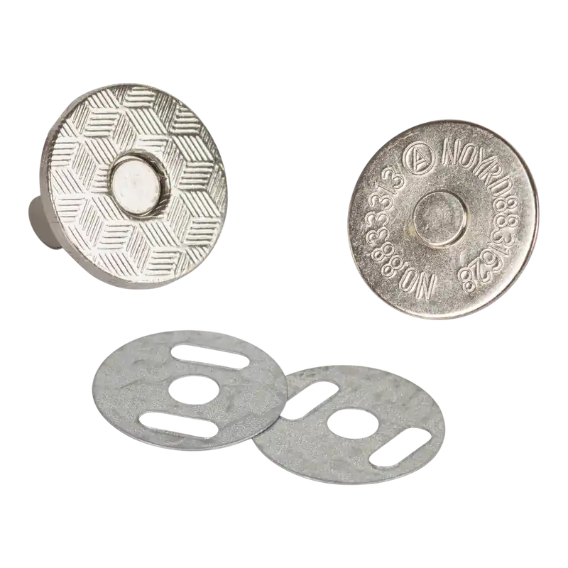 Akció Suki mágnese kapocs 2 darab/csomag 18mm, ezüst, neodímium