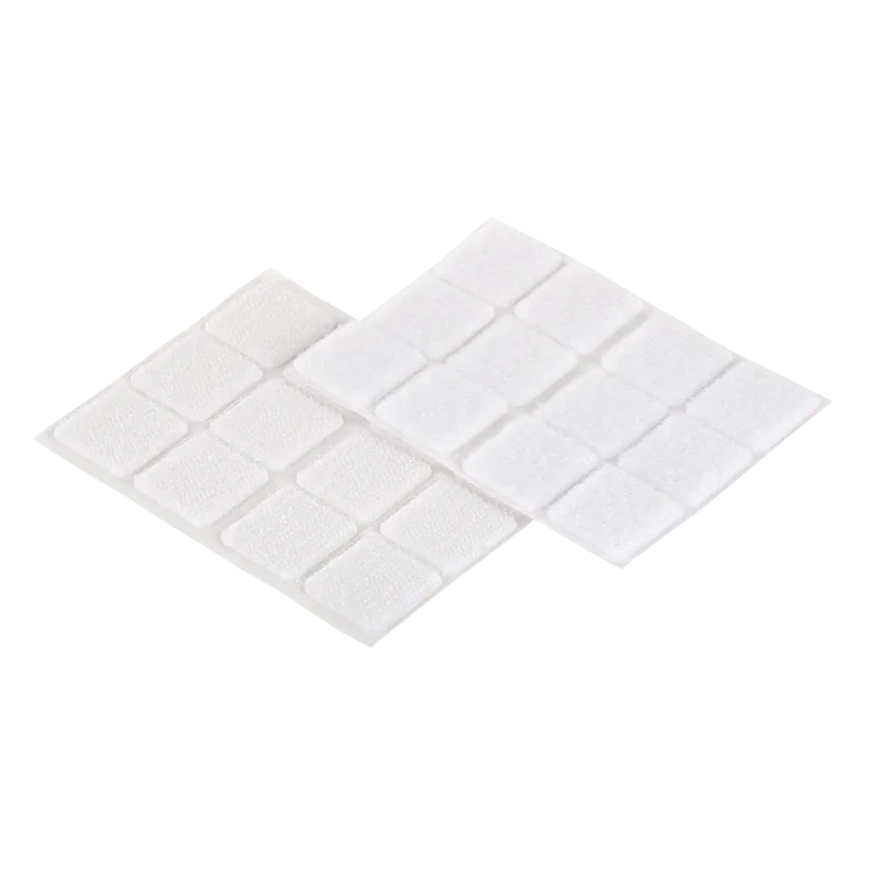 Suki tépőzáras lapok öntapadós 25x25mm, 12 darab/csomag, fehér Eredeti