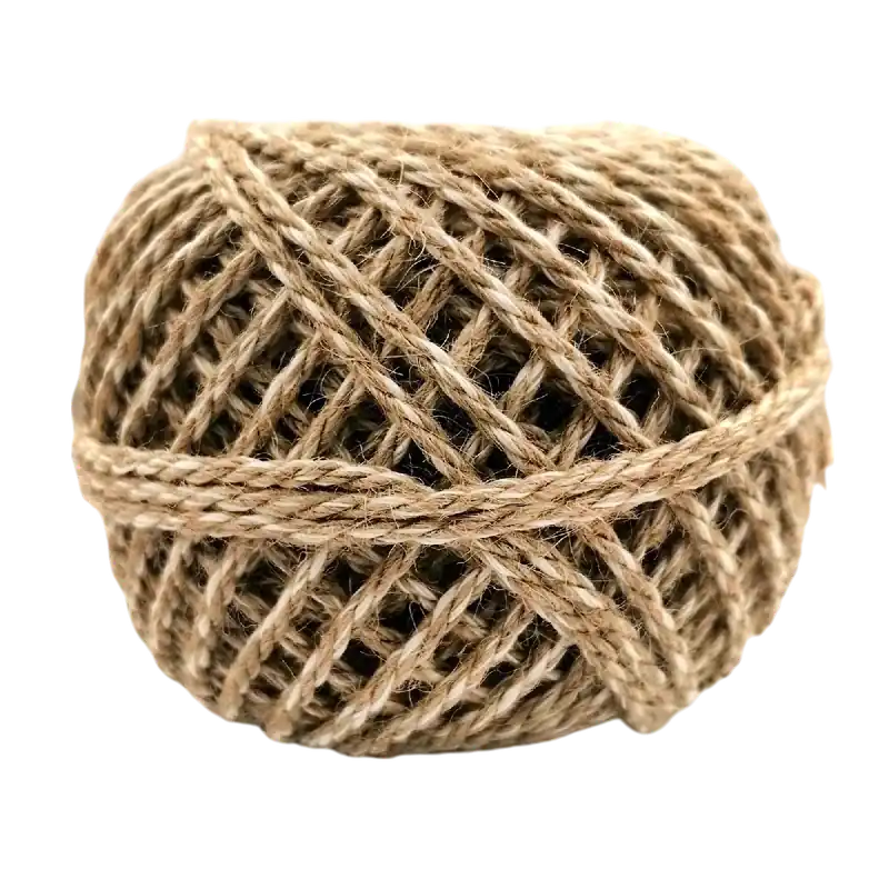 Újdonság kötözőspárga D=3mm 40 méter juta-pamut