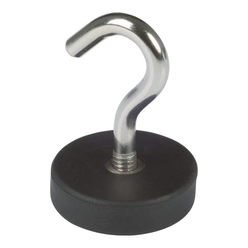 Suki mágneses kampó gumibevonattal, 2 darab/csomag, 22x33mm, neodímium Rendeld meg most