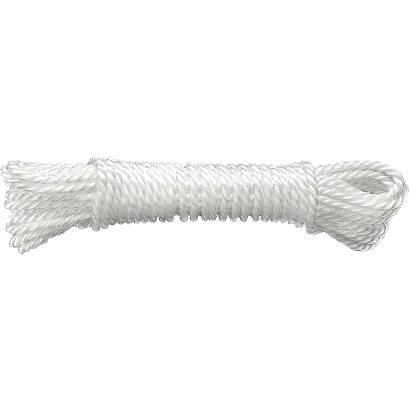 Akció JKH KÖTÉL SODROTT D=6 FEHÉR 20M