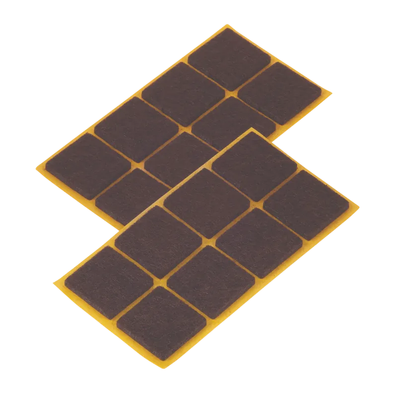 Vedd meg most SUKI FILCCSÚSZKA ÖNTAPADÓS 20X20MM BARNA 16DB/CSOMAG