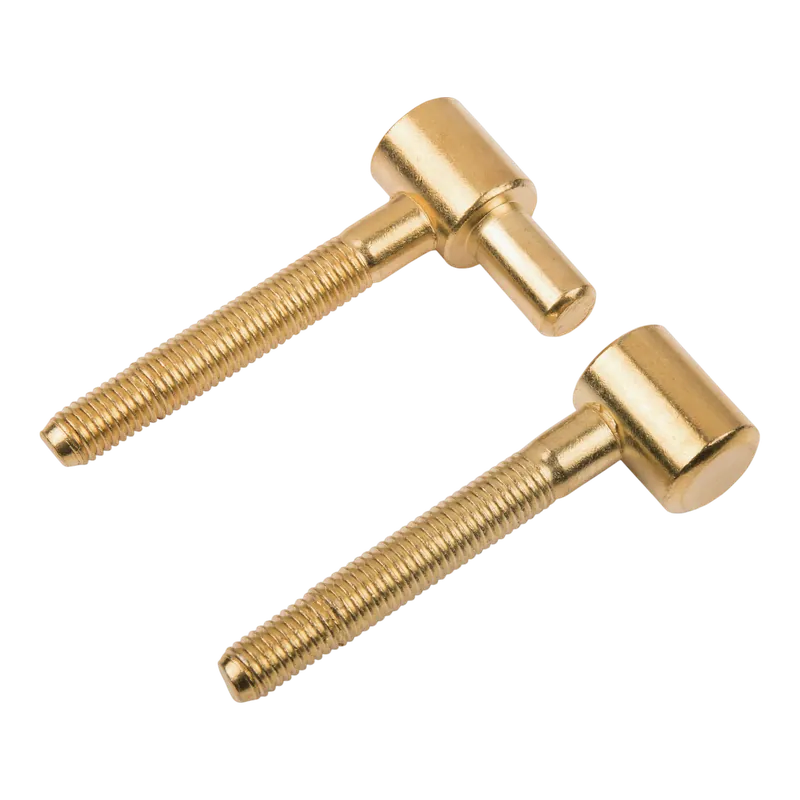 Kiváló minőség Suki befúrható ajtópánt D=16mm rézbevonatos acél