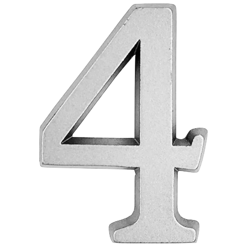 Alacsony ár JKH AJTÓSZÁM MATT EZÜST 4 ÖNTAPADÓS SB