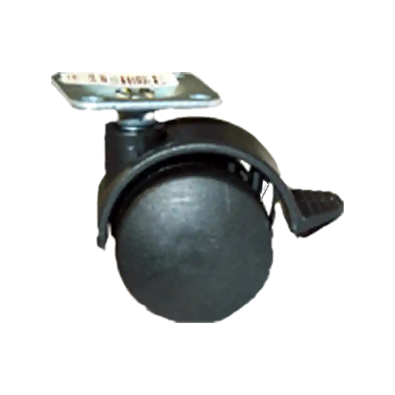 Autentikus BÚTORGÖRGŐ DUPLA 40MM FÉKKEL FEKETE 30KG