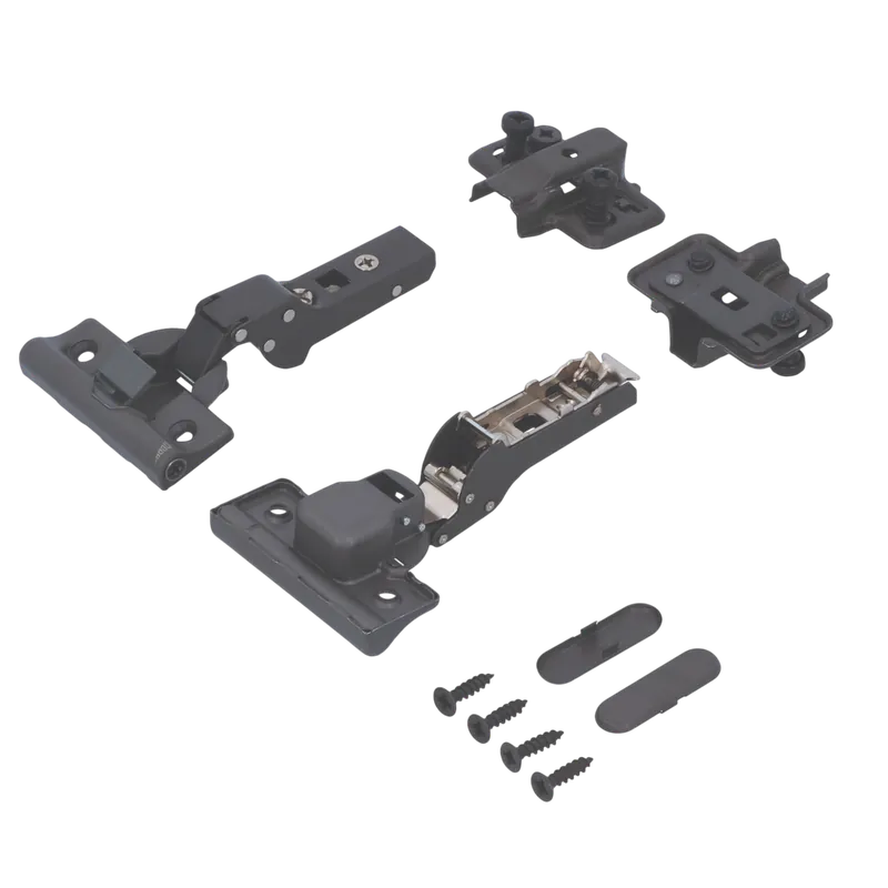 Gyors szállítás Kivetőpánt+clip 35mm 110° fekete félig rázáródó 2db/csm