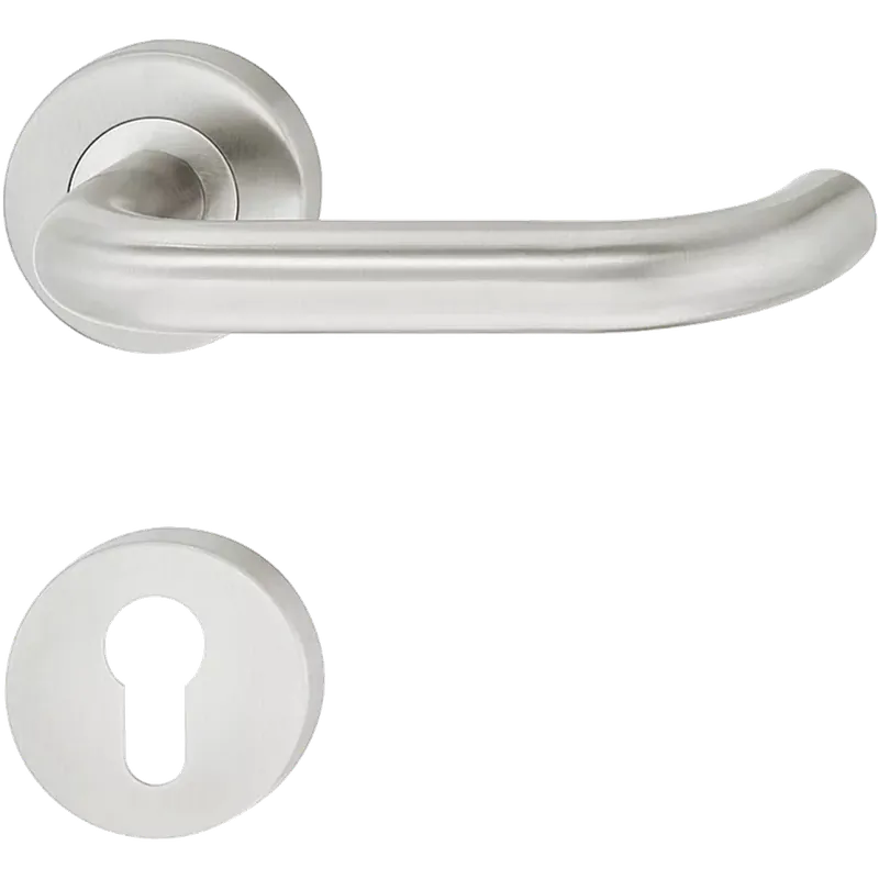 AJTÓKILINCS CZ ROZSDAMENTES INOX U FORM ROZETTÁS Ingyenes szállítás