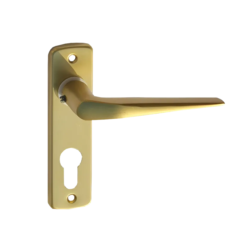 Újdonság JKH AJTÓKILINCS CZ 410+AJTÓCÍM LŐVÉR 55MM ARANY ELOXÁLT SB