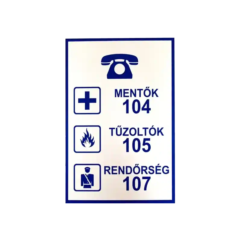 Csak ma JKH INFORMÁCIÓS TÁBLA A4, MŰANYAG \\