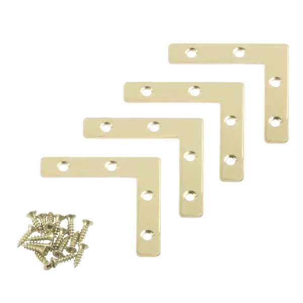 Autentikus SAROKPÁNT 40X40X10X1,5MM SÁRGARÉZ