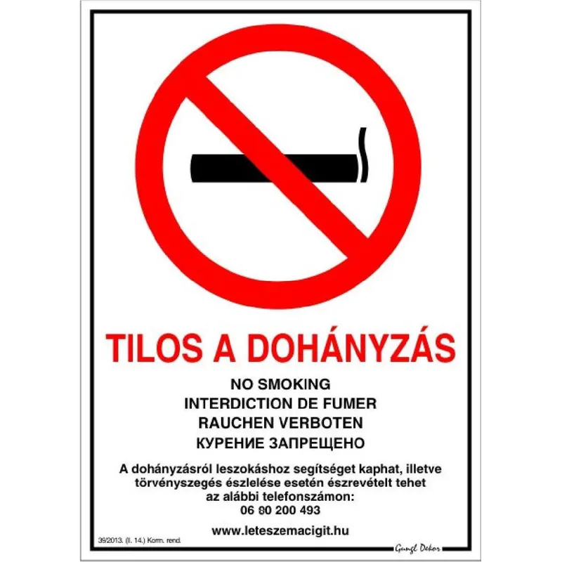 JKH INFORMÁCIÓS TÁBLA A4, MŰANYAG \\ Prémium