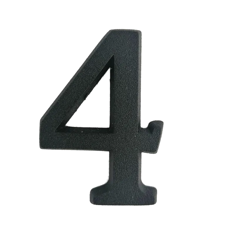 Autentikus AJTÓSZÁM MATT FEKETE 4 ÖNTAPADÓS SB