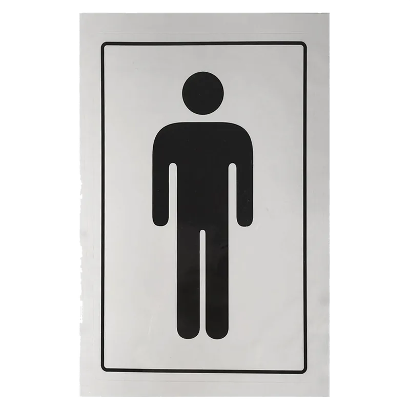 Autentikus JKH INFORMÁCIÓS TÁBLA ÖNTAPADÓS FÉRFI WC 12X8CM