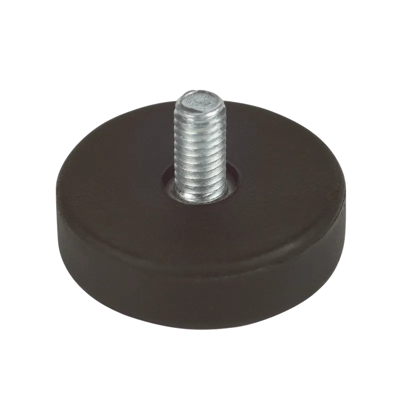 Korlátozott ajánlat Suki korongmágnes 22x13mm menetes szárral, gumibevonattal neodímium