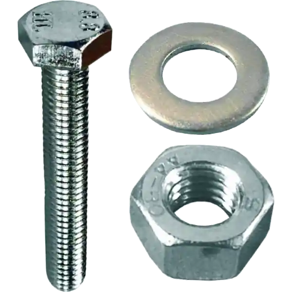 Kiváló minőség JKH HATLAPFEJŰ CSAVAR 6X16MM, 4DB-OS + ANYA + ALÁTÉT, INOX