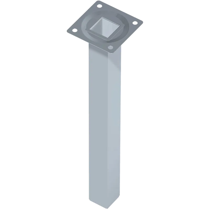 Vedd meg most ELEMENT SYSTEM ACÉLCSŐLÁB 10X2,5X2,5 CM, NÉGYSZÖGLETŰ, FEHÉR