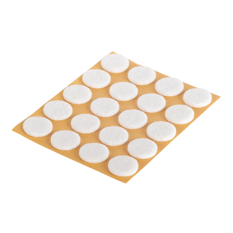 Eredeti SUKI FILCCSÚSZKA ÖNTAPADÓS 17MM FEHÉR 20DB/CSM