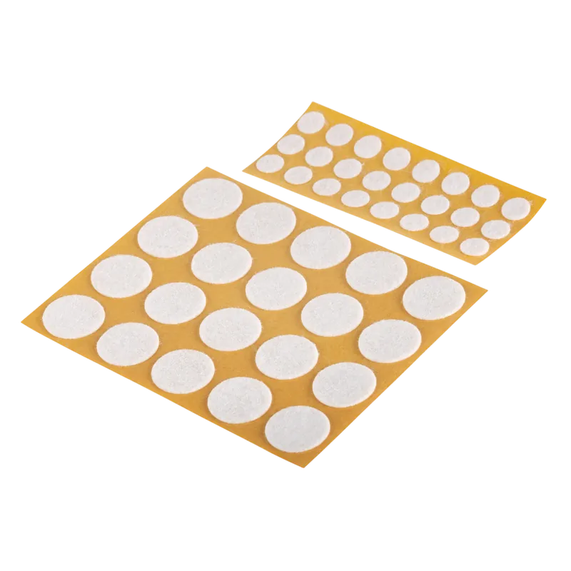 Suki filccsúszka 1x8mm 24 darab és 1x17mm 20 darab, fehér FEHÉR Expressz szállítás