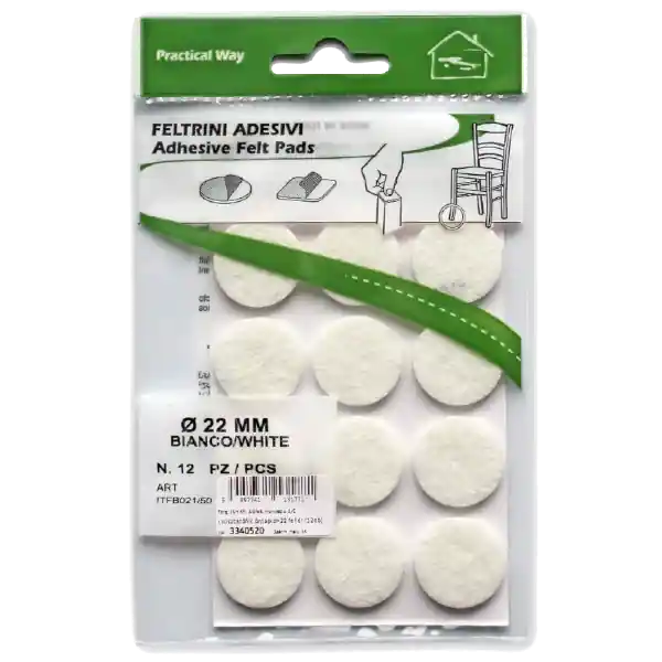 JKH CSÚSZTATÓFILC 22MM, 3002 FEHÉR, ÖNTAPADÓS Újdonság