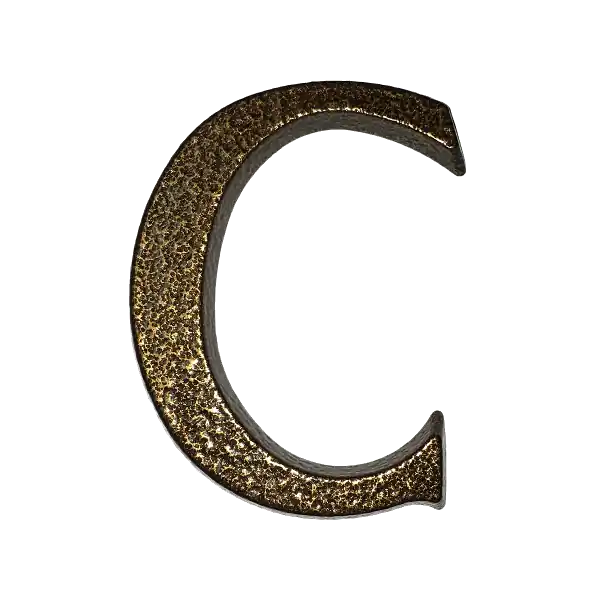 JKH HÁZSZÁM C ALUMÍNIUM 10 CM BARNA SB Legjobb ár