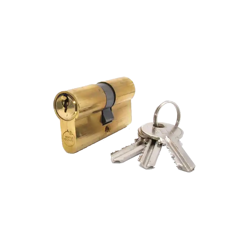 Olcsó JKH ZÁRBETÉT 35/40MM RÉZ 3 KULCS