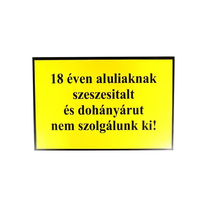 Ingyenes szállítás JKH INFORMÁCIÓS TÁBLA A4, MŰANYAG \\