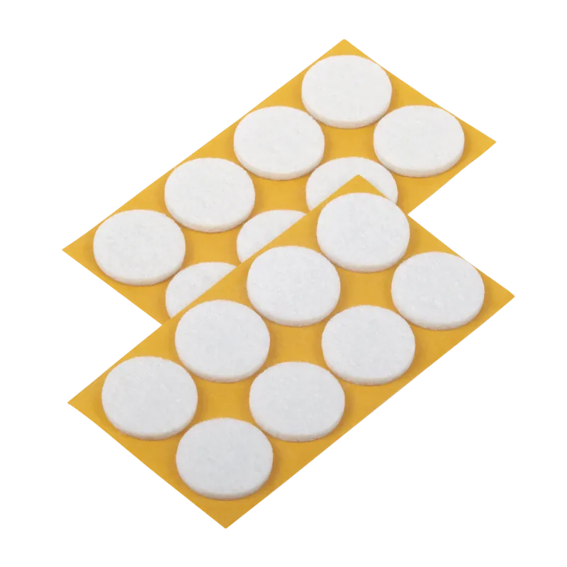 Népszerű SUKI FILCCSÚSZKA ÖNTAPADÓS 22MM FEHÉR 16DB/CSOMAG