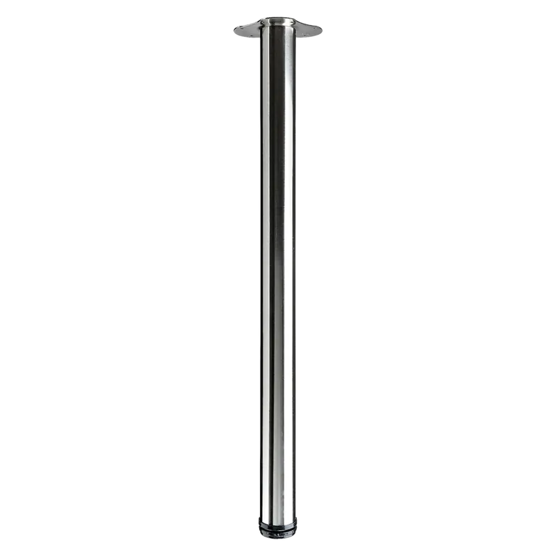 Gyors szállítás Bútorláb D60x840mm fém, inox design