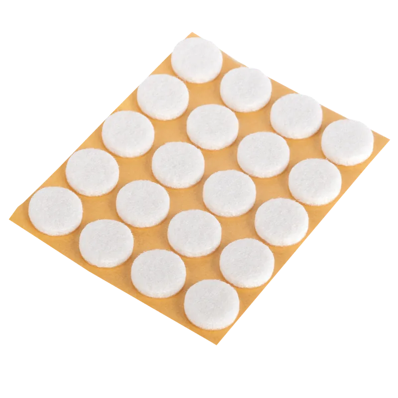 Ajánlat FILCCSÚSZKA 17 MM, 20 DB-OS FEHÉR