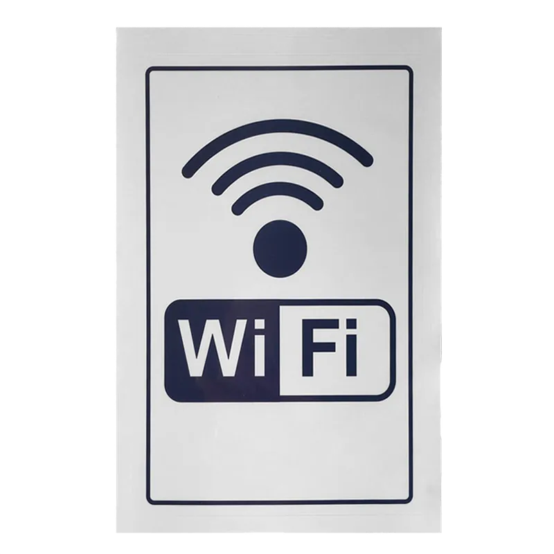 JKH INFORMÁCIÓS TÁBLA ÖNTAPADÓS WIFI 12X8CM Expressz szállítás