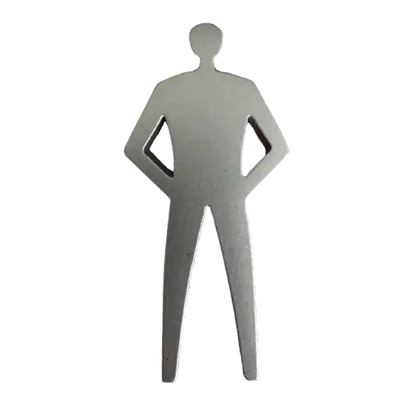 Vedd meg most JKH ÖNTAPADÓS FÉM TÁBLA MATT EZÜST FÉRFI