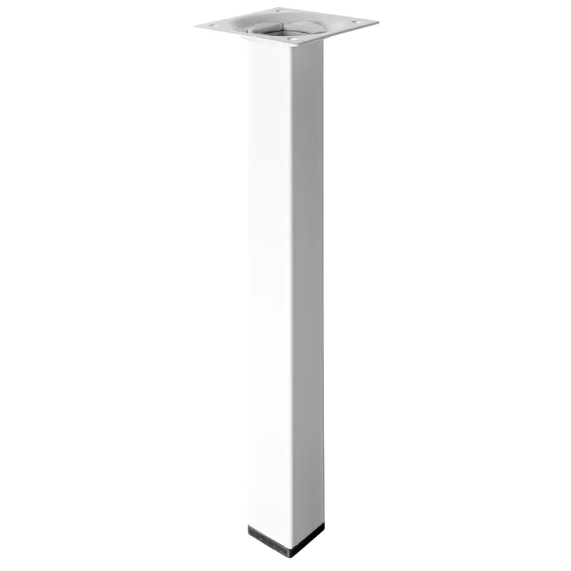 Ajánlat Bútorláb 25x25x250mm fém fehér négyszögletes