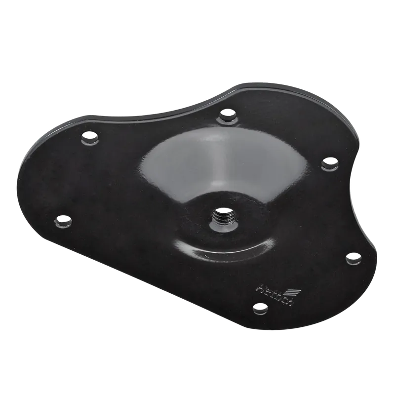 Szerelőlap bútorlábhoz M10 D60mm fém fekete Kiváló minőség