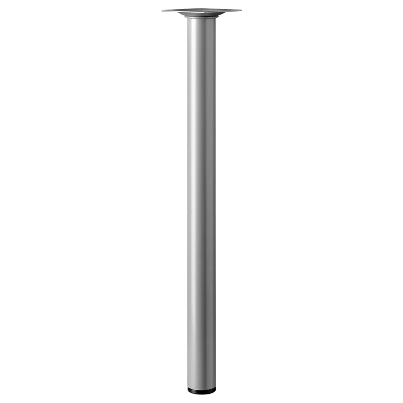 Bútorláb D30x400mm fém, szürke, hengeres Újdonság